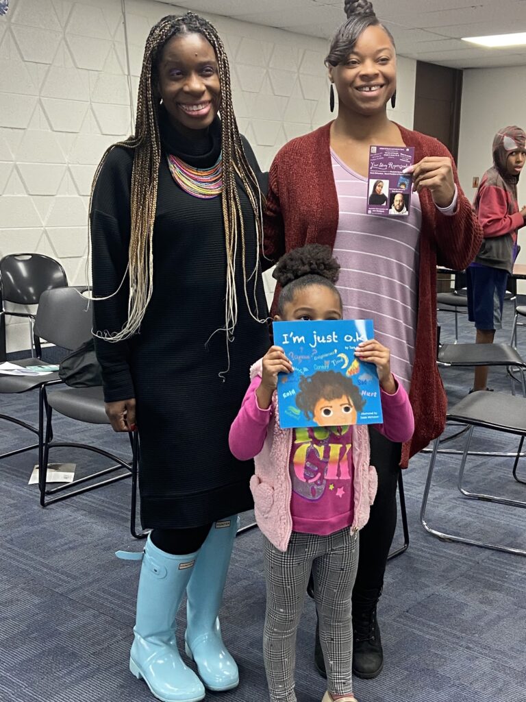 Board member Phoenicia Glinn and her family enjoyed Your Story Represented event.